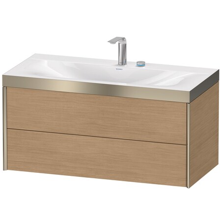 Duravit Xviu C-Bonded Wall-Mounted Vanity European Oak XV4616EB152P